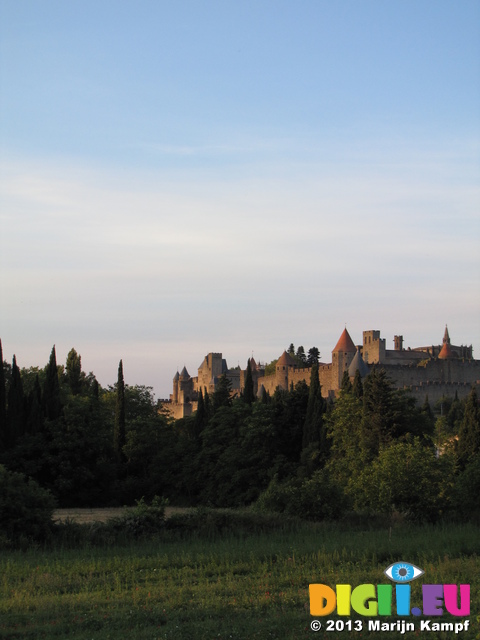 SX28020 La Cite, Carcassonne at sunset